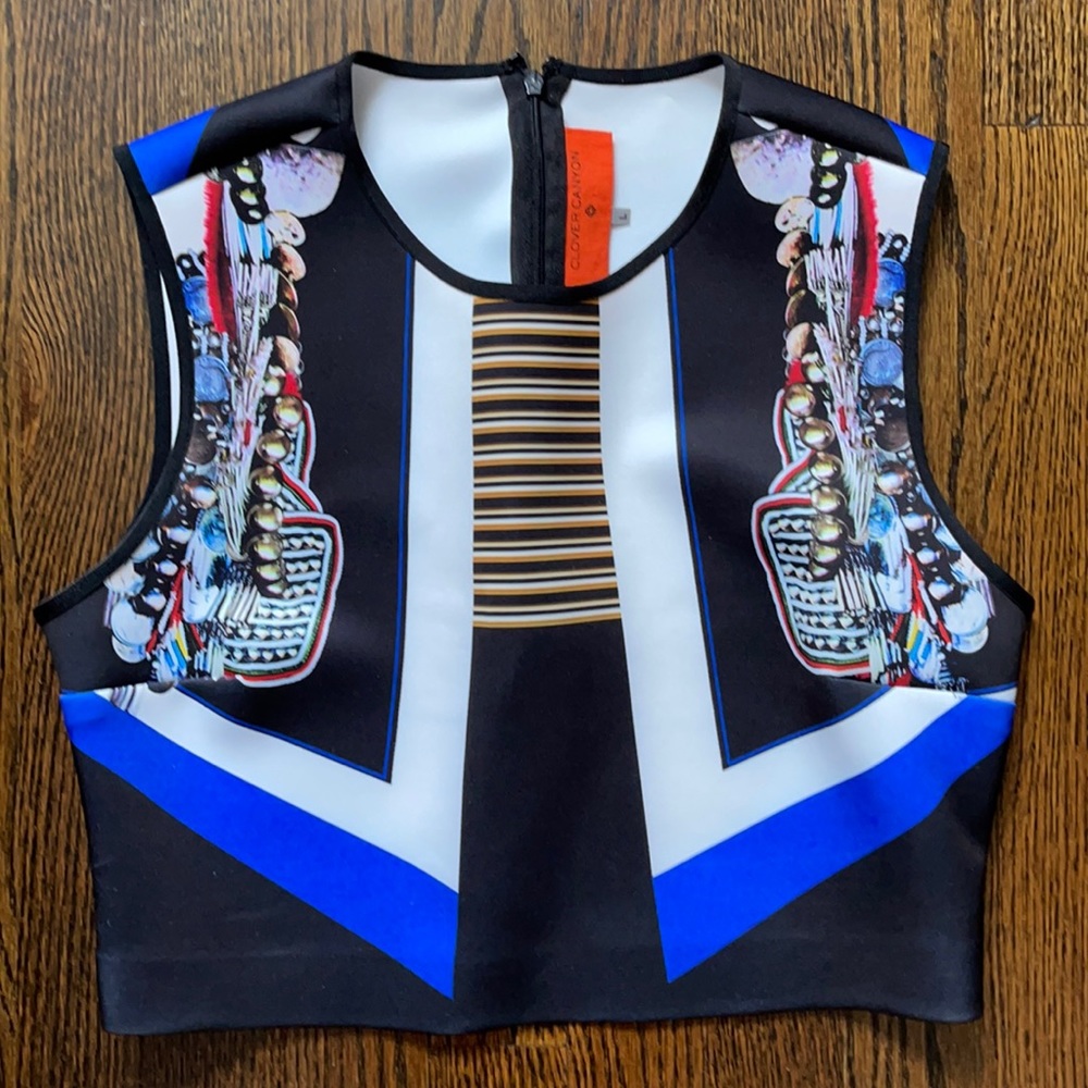Clover Canyon Crop Top, Size L
